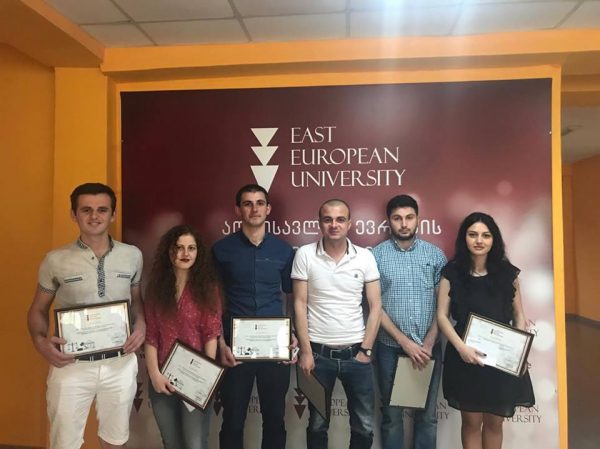 Rector of EEU Met  Students Competition of Imitation Processing In Criminal Law Winners And Awarded Each Member Of The Team!