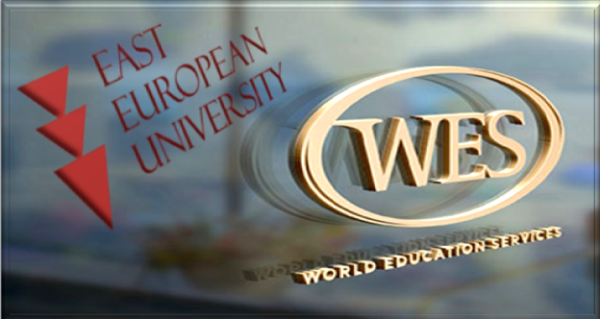 აღმოსავლეთ ევროპის უნივერსიტეტი აშშ–ს მსოფლიო განათლების მომსახურების (WES)  ორგანიზაციის წევრია!