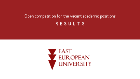 Results of the open competition for the vacant academic positions