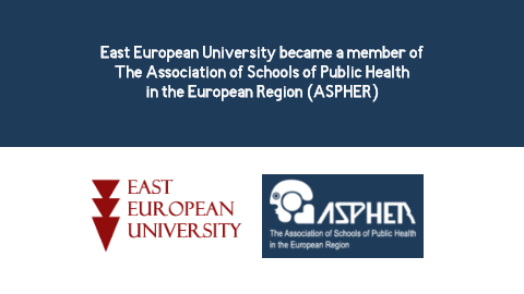 East European University became a member of The Association of Schools of Public Health in the European Region (ASPHER)!