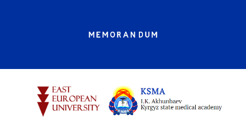 A Memorandum of Understanding was signed between the East European University and the Kyrgiz State Medical Academy