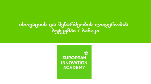 ევროპის ინოვაციების აკადემიამ ( EIA)  „ინოვაციის და მეწარმეობის ლიდერობის ბუტკემპი / ბანაკში” მონაწილეების მსურველთათვის რეგისტრაცია დაიწყო