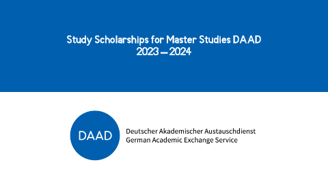 Study Scholarships for Master Studies DAAD 2023-2024