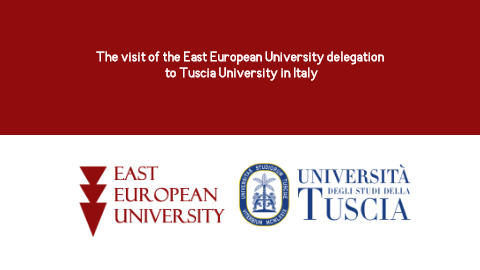 The visit of the East European University delegation to Tuscia University in Italy