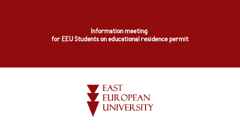 Information meeting for EEU Students on educational residence permit