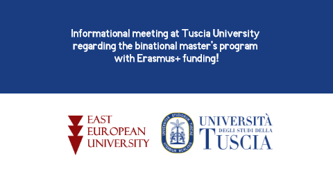 Informational meeting at Tuscia University regarding the binational master’s program with Erasmus+ funding!