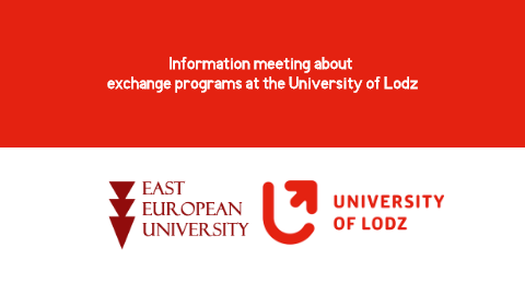 Information meeting about exchange programs at the University of Lodz