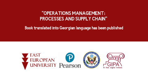 Book-”OPERATIONS MANAGEMENT: PROCESSES AND SUPPLY CHAIN” translated into Georgian language has been published