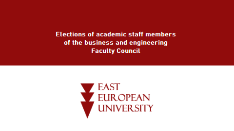 Elections of academic staff members of the business and engineering Faculty Council