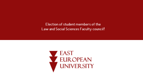 Election of student members of the law and social sciences faculty council!