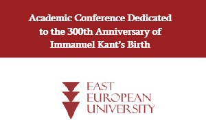 Academic Conference Dedicated to the 300th Anniversary of Immanuel Kant’s Birth