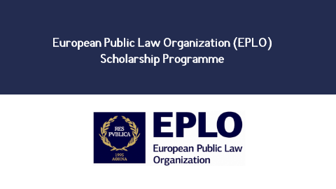 European Public Law Organization (EPLO) Scholarship Programme