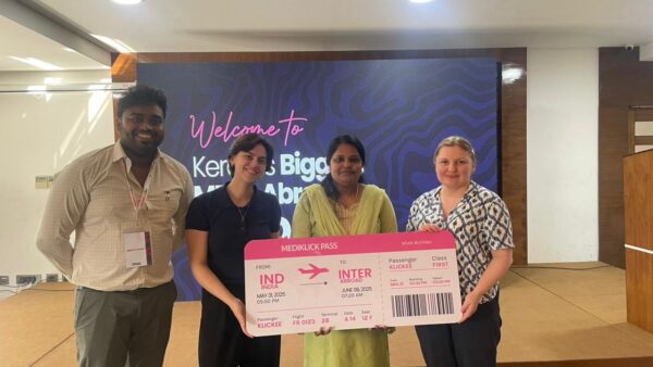 East European University at the International Educational Exhibition MediKlick 2025 in India