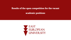 Results of the Open Competition for Vacant Academic Positions