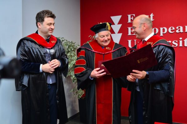 EEU Hosts Ceremony Awarding Professor Paul Gibbs the Title of Professor Emeritus