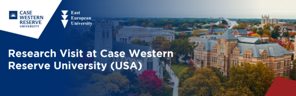 East European University Doctoral Student Conducts Research Visit at Case Western Reserve University (USA)